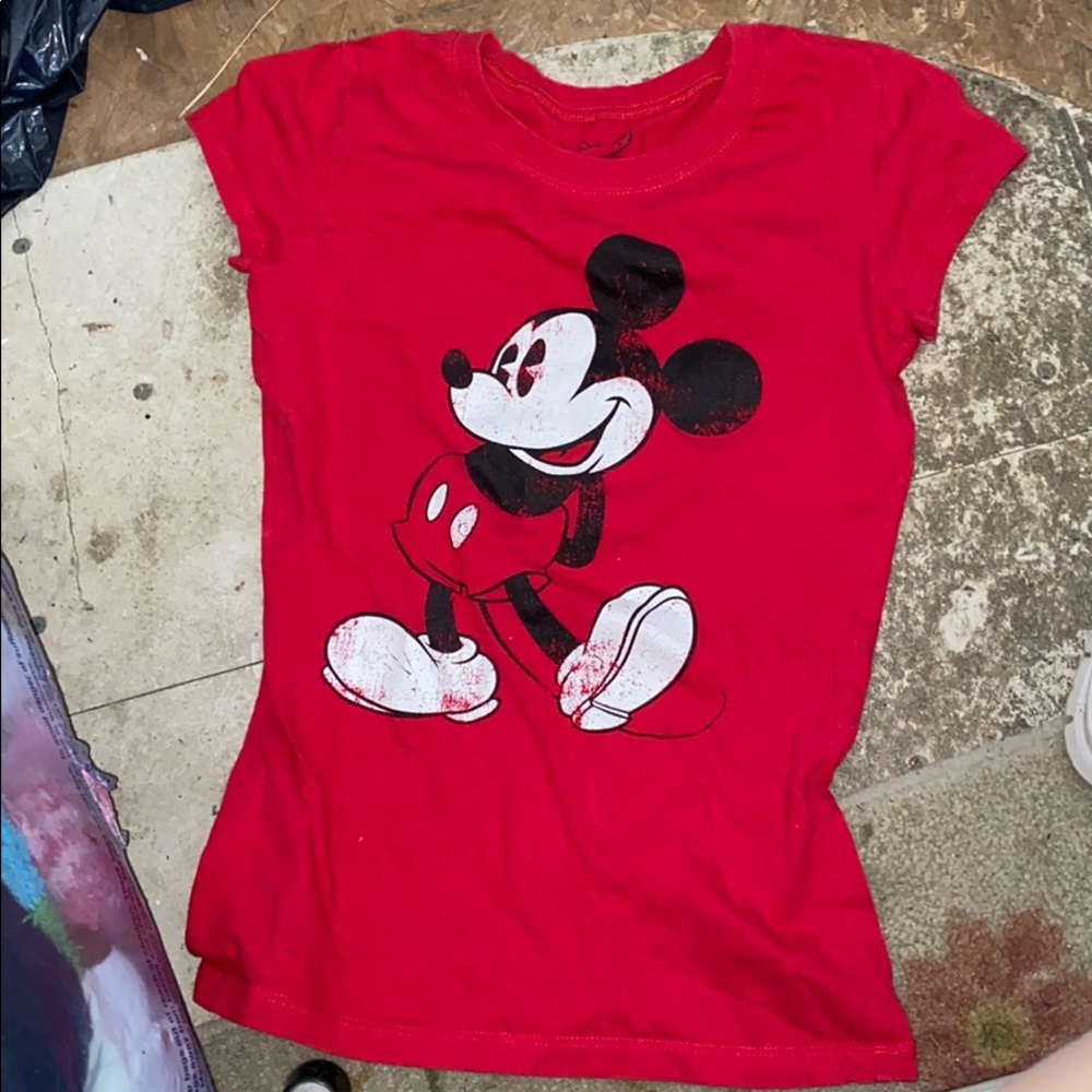 A Mickey Mouse shirt